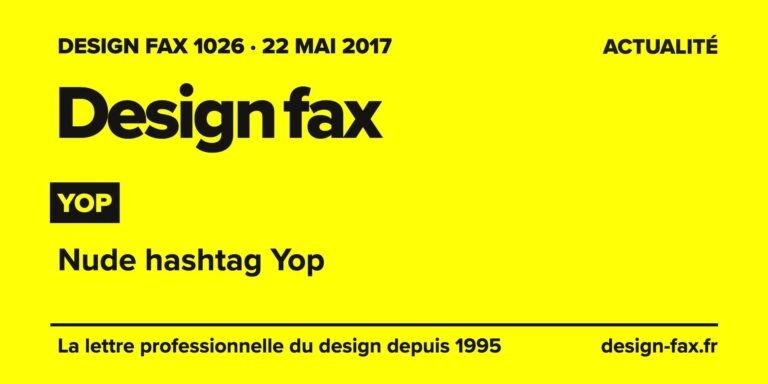 Design fax n° 1026 – Yop – Nude hashtag Yop