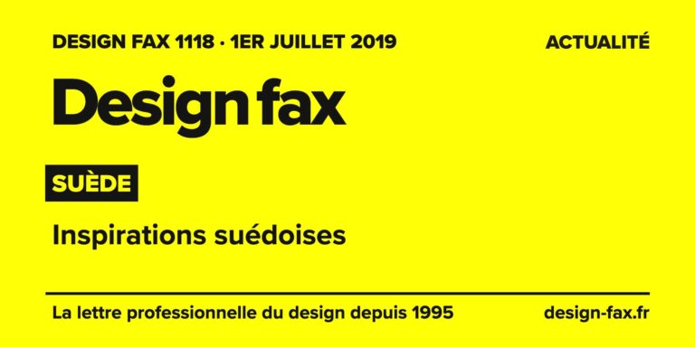 Design fax n° 1118 – Suède – Inspirations suédoises