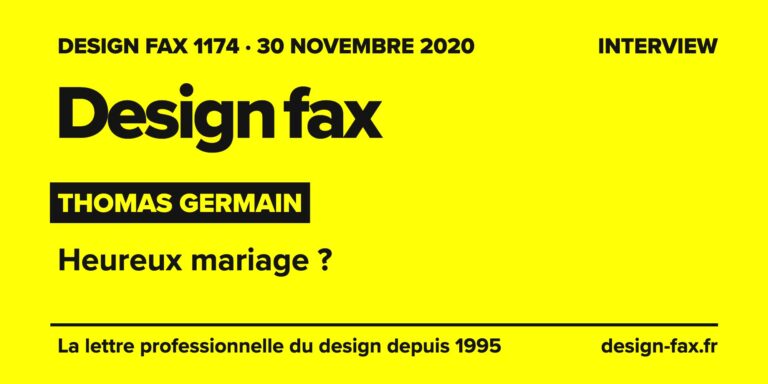 Design fax n° 1174 – Thomas Germain – Heureux mariage ?