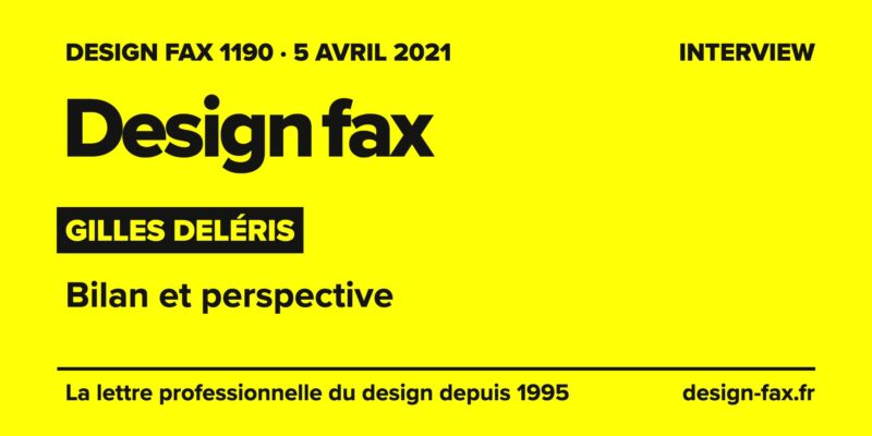 Une de Design fax – W&Cie : bilan et perspective