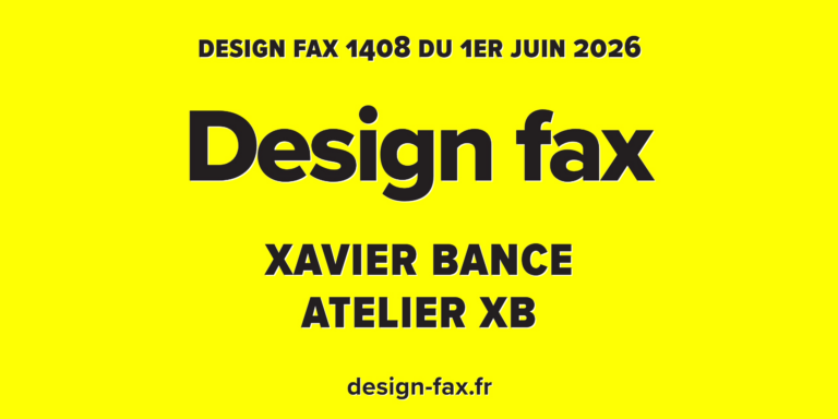 Une de Design fax n° 1408 – Atelier XB : mobilité et industrie