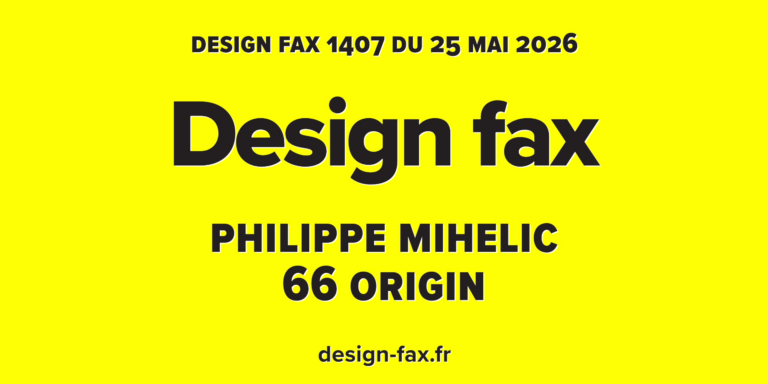 Une de Design fax n° 1407 – L’IA selon 66 Origin