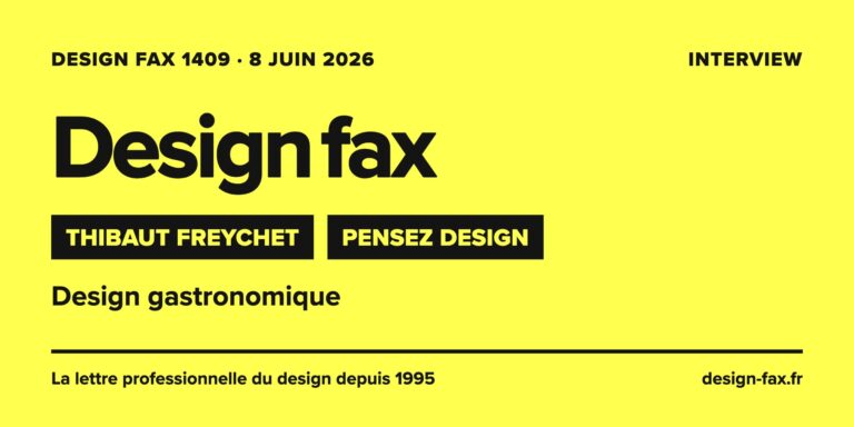 Une de Design fax n° 1409 – Pensez design : Design gastronomique