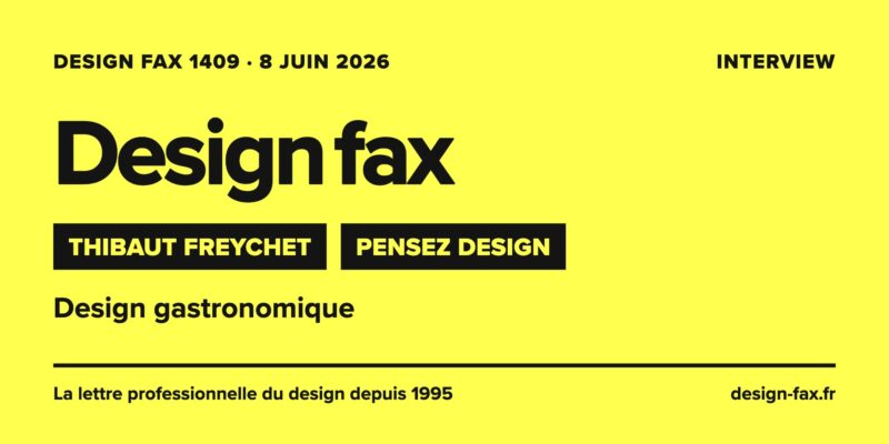 Une de Design fax n° 1409 – Pensez design : Design gastronomique