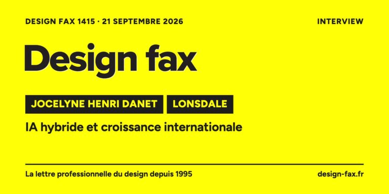 Une de Design fax n° 1415 – Jocelyne Henri Danet, Lonsdale
