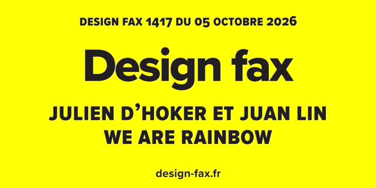 Une de Design fax n° 1417 – We Are Rainbow : le design de la mobilité